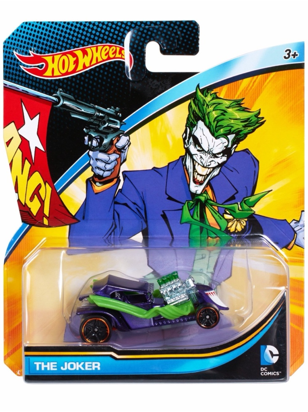 Hot Wheels DC Comics The Joker Character Car Diecast New Sealed